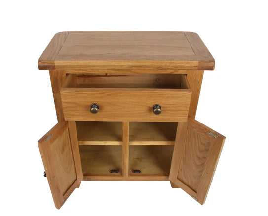 Torino mini oak sideboard