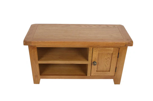 Torino oak small tv unit