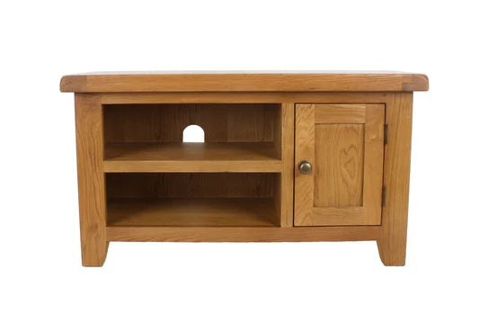 Torino oak small tv unit