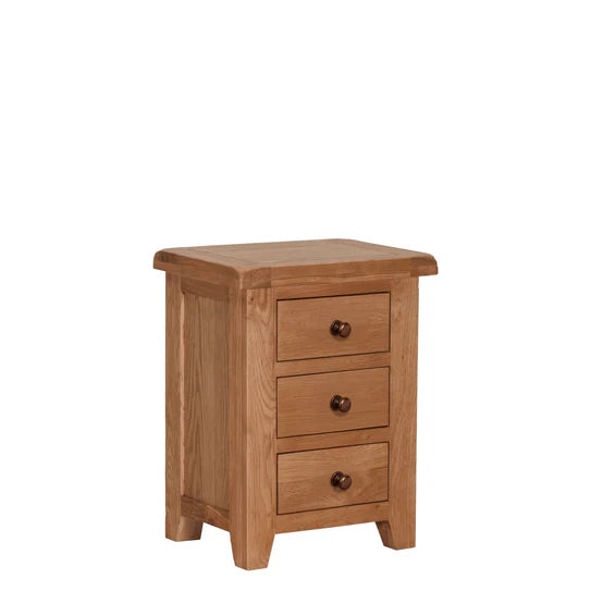 Torino 3 drawer bedside