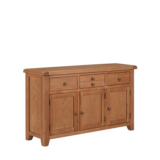 Torino large oak sideboard