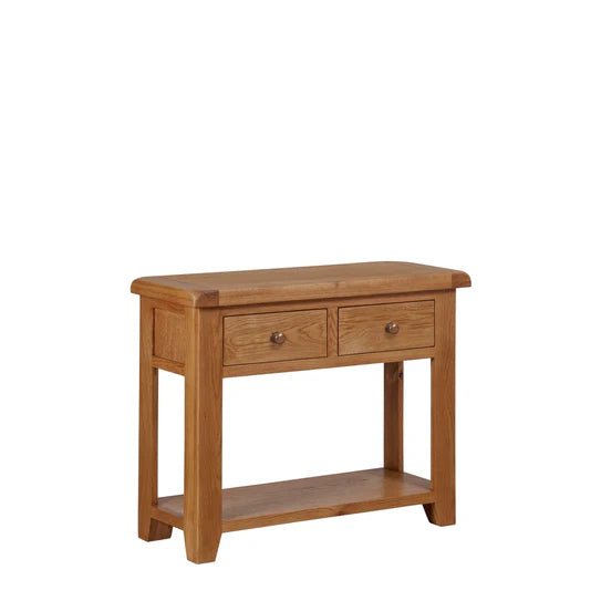 Torino oak console table