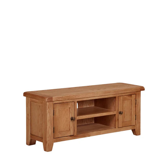 Torino oak large tv unit